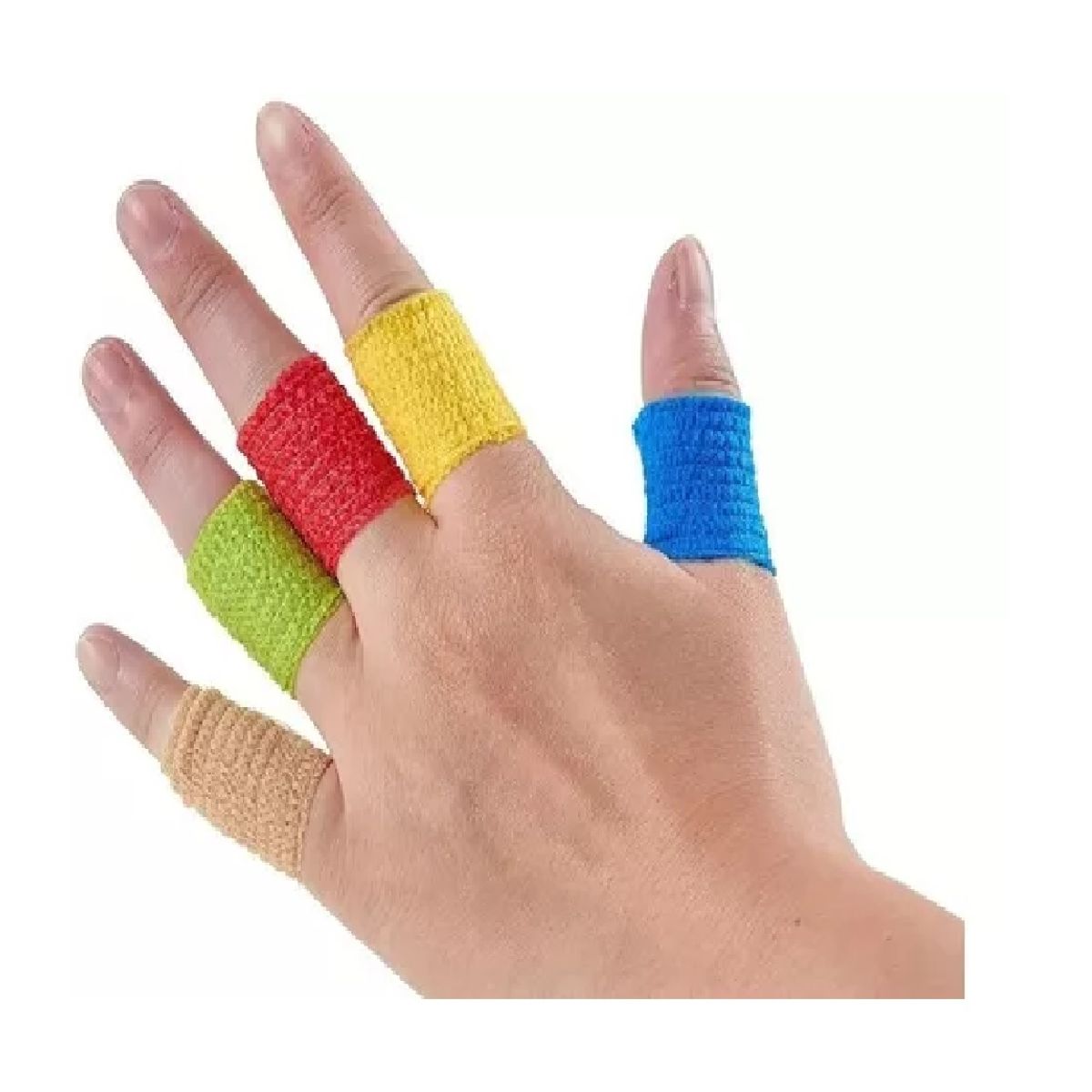 GENERICO - Pack X 5 Venda Coban Cinta Para Vendaje Cohesiva 2.5cm X4,5m