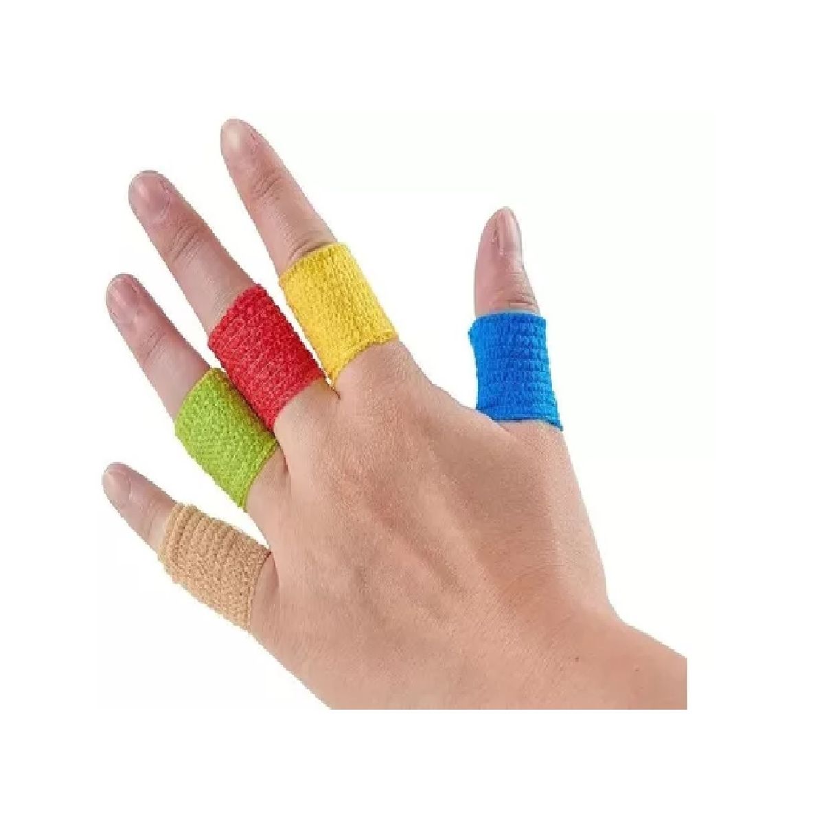 GENERICO - Pack X 5 Venda Coban Cinta Para Vendaje Cohesiva 2.5cm X4,5m