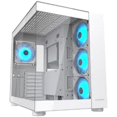 COUGAR - Gabinete - FV150 RGB - Sfuente - ATX - Blanco