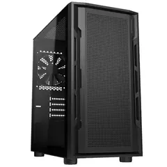COUGAR - Gabinete - UNIFACE MINI - SFuente - Micro ATX - Negro
