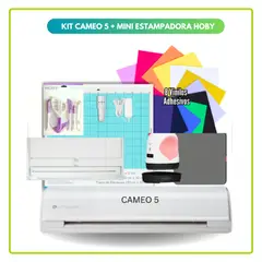 SILHOUETTE - Cameo 5 + MINI ESTAMPADORA HOBY 04