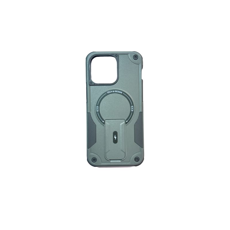 JOIGO - Carcasa Tipo Armor Magsafe Para iPhone 15 Gris
