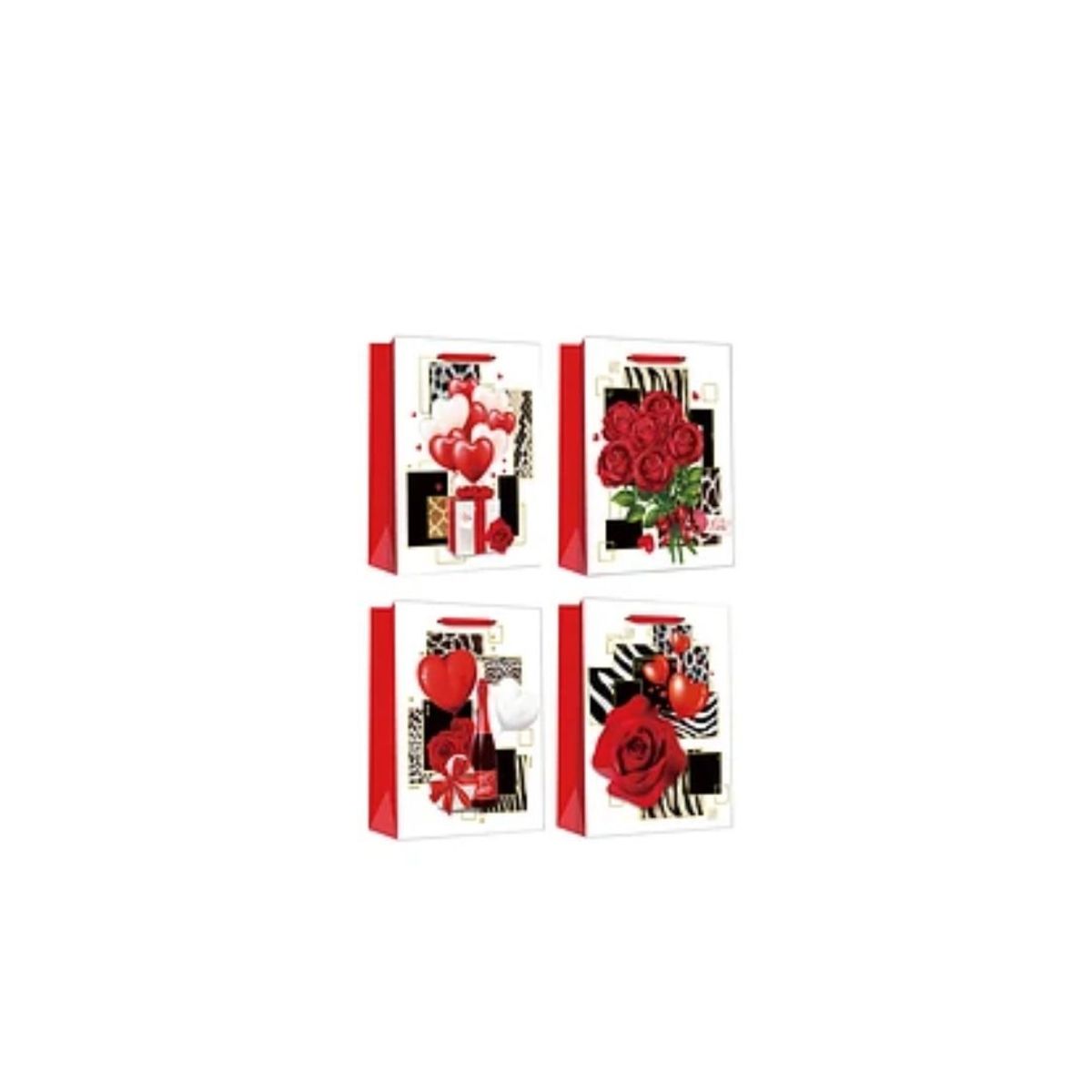 GENERICO - Bolsa De Regalo Día De San Valentín 39x30x12cm