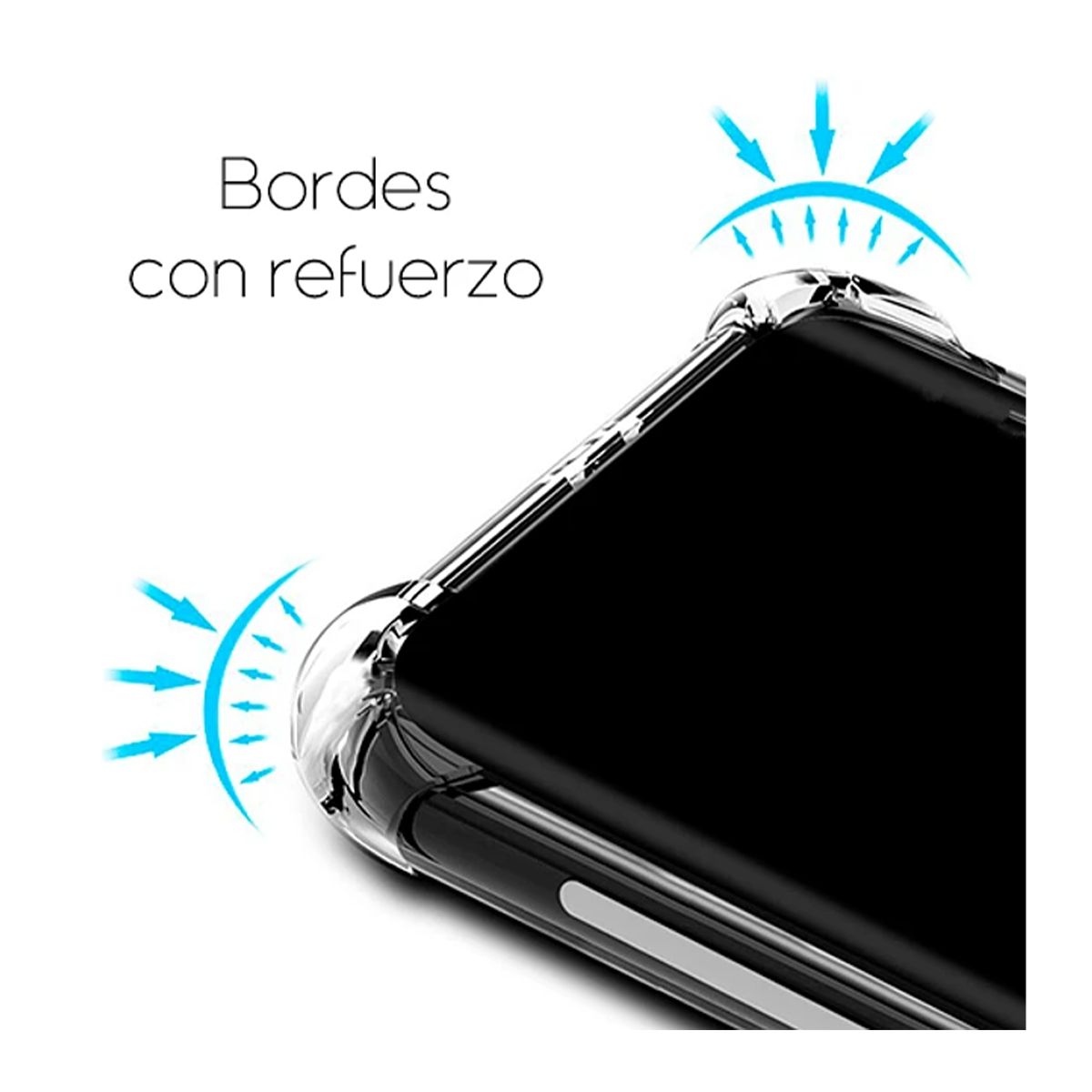 JOIGO - Carcasa para Samsung A22 4G Transparente reforzado