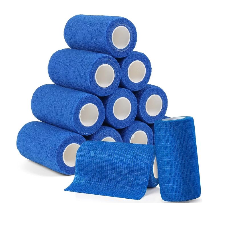 GENERICO - Pack X10 Venda Coban Cinta Para Vendaje Cohesiva 25mm X45mm