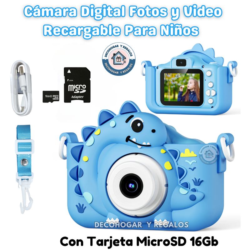 GENERICO - Cámara de Fotos Digital Infantil Para Niños