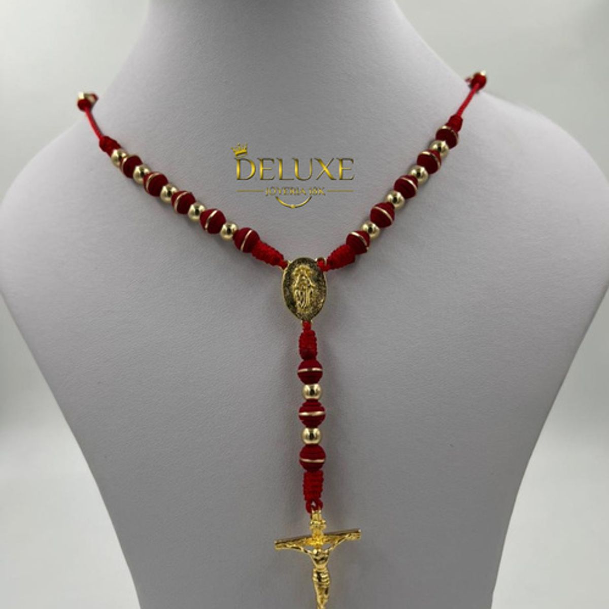 GENERICO - Rosario Artesanal Unisex Oro Laminado 18k