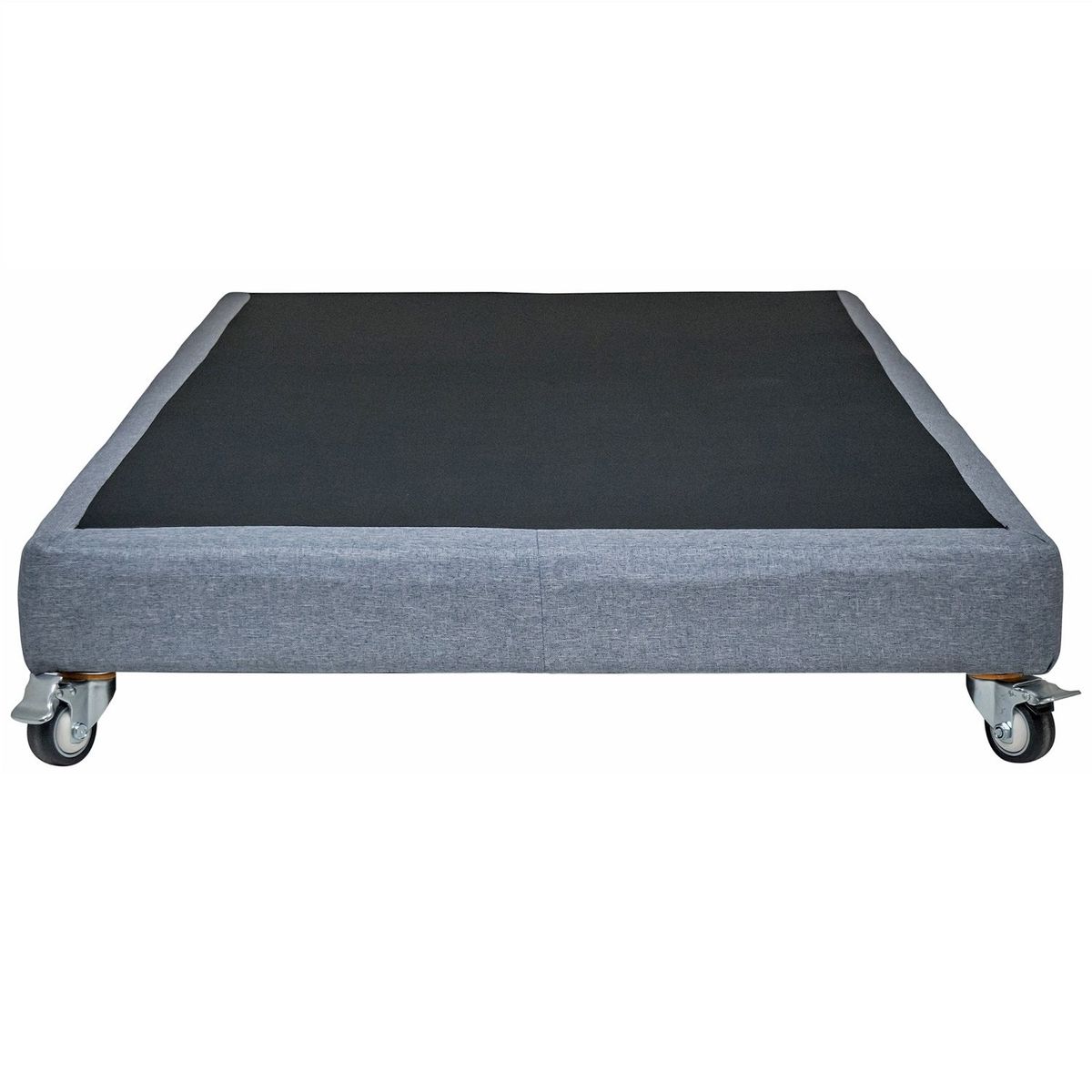 BLOCCARE - Base De Cama 1 Plaza Box 13cm L190cm Rueda Deluxe R.colchon V.elastico