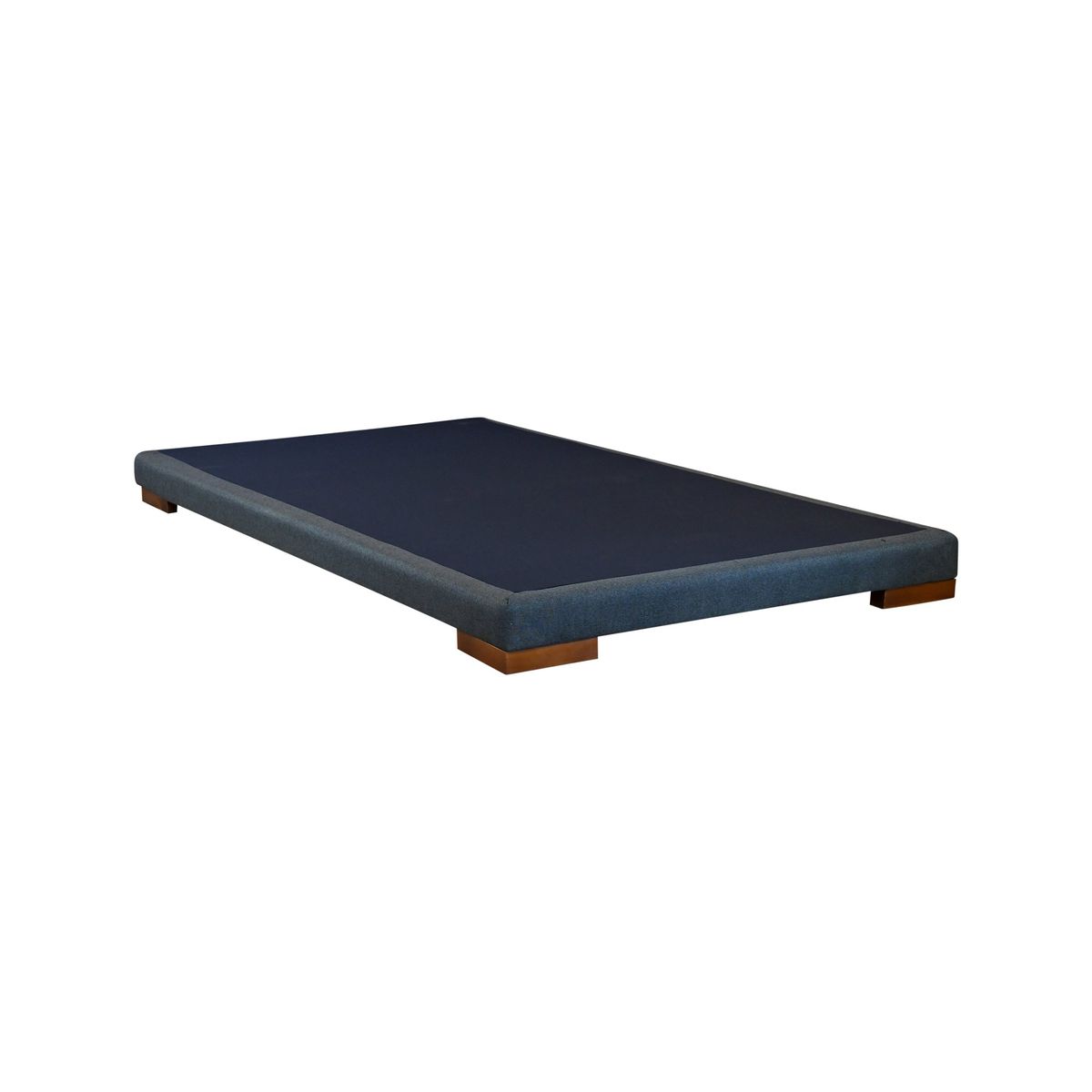 BLOCCARE - Base de Cama 1 Plaza 13 cm L200 cm patas 4.5 cm R. Colchon V. Elastico