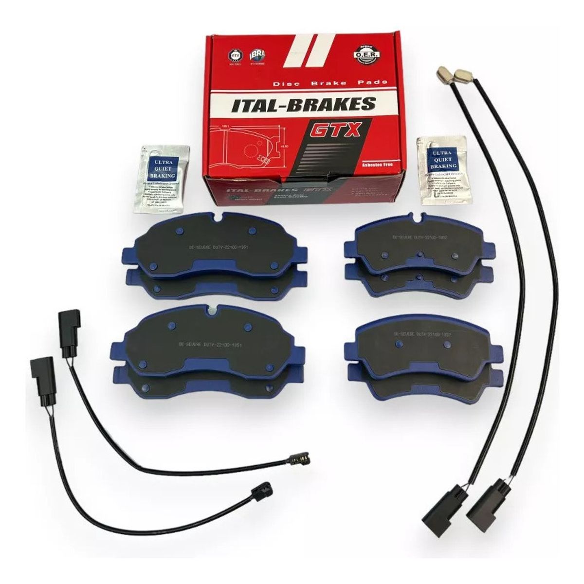 GENERICO - Pastillas Freno Delanteras + Traseras Ford Transit 2.2