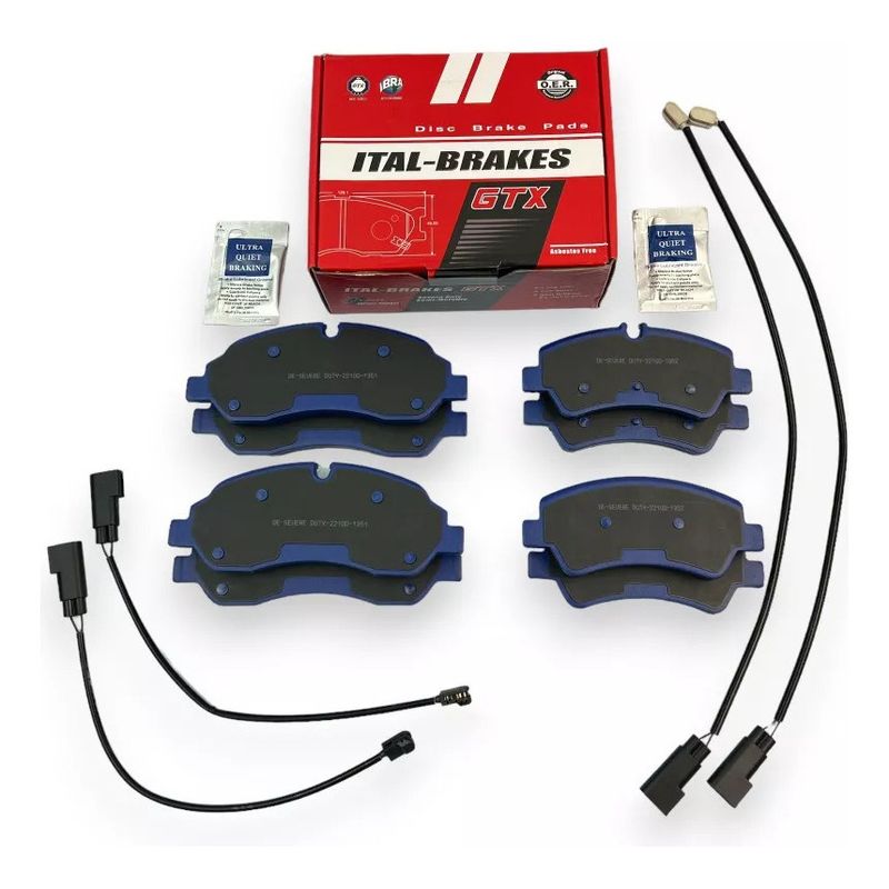 GENERICO - Pastillas Freno Delanteras + Traseras Ford Transit 2.2