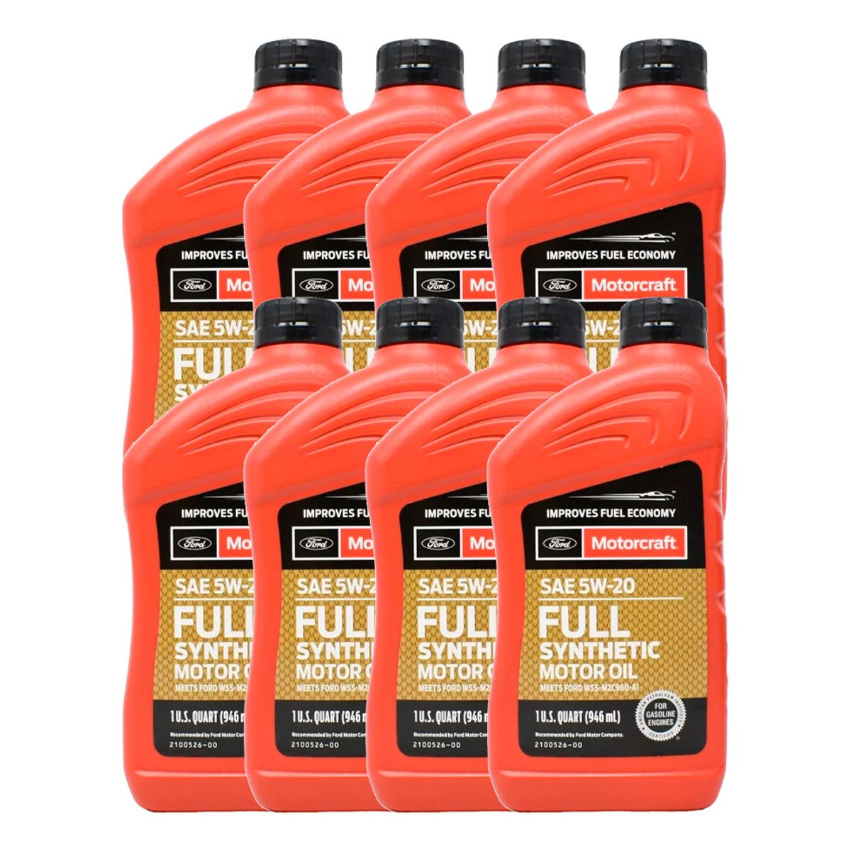 FORD - Aceite Ford Motorcraft 5w20 Full Sintetico (8 Unidades)