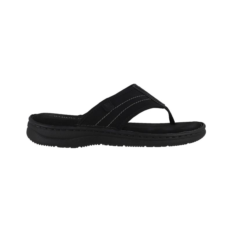BAMERS - Hawaianas Hombre Flip Leather  Negro Bamers
