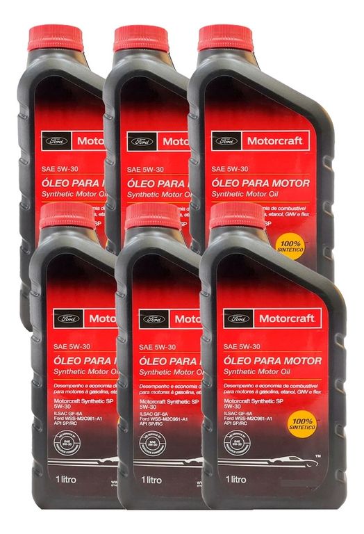 Aceite Motorcraft 5w30 Full Sintetico (6 Unidades)