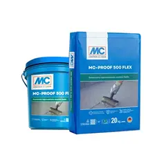 GENERICO - MC PROOF 500 FLEX - GRIS Revestimiento impermeabilizante, Kit 27Kg