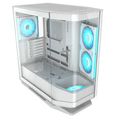 COUGAR - Gabinete - FV270 RGB - SFuente - ATX extendido - Blanco