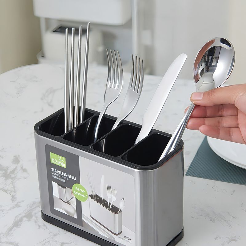 GENERICO - Escurridor De Cubierto Utensilios Cocina Acero Inoxidable