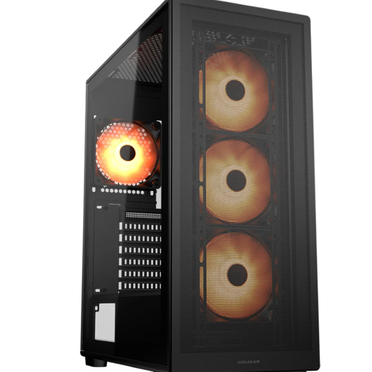 COUGAR - Gabinete - Cougar MX220 RGB - SFuente - ATX - Negro