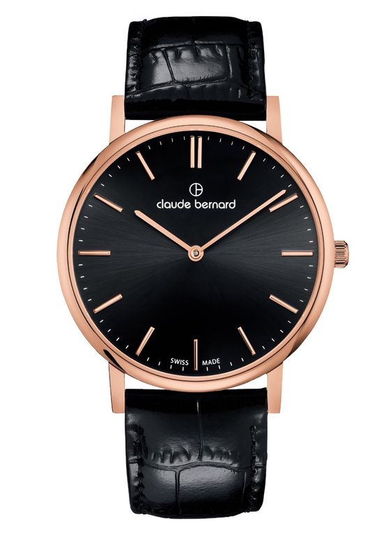 Reloj Slim Line 39mm Hombre Negro Negro TALLA UNICA