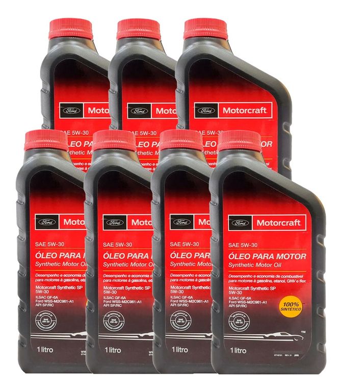 Aceite Motorcraft 5w30 Full Sintetico (7 Unidades)