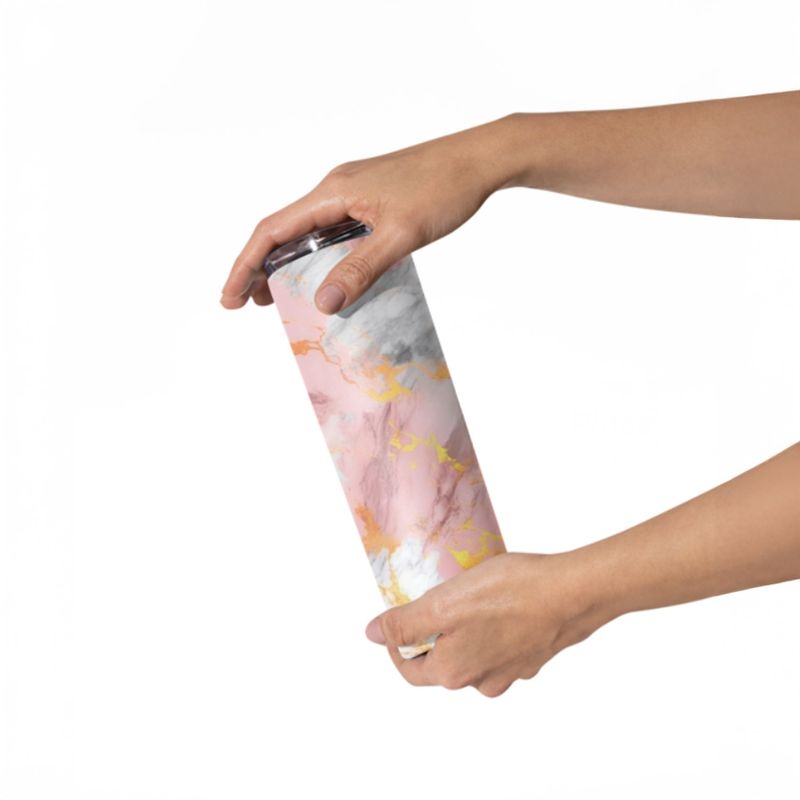 GENERICO - Vaso termico Tumbler TUMB35 Marmol rosa 600 ml