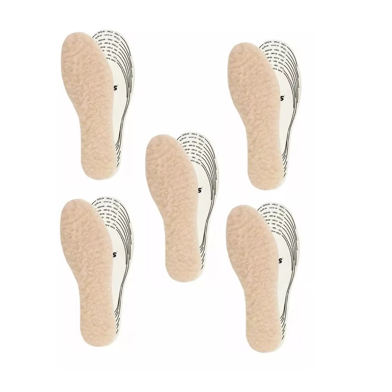 GENERICO - X5 Pares Plantilla Con Chiporro Recortable De Talla 32 A 45