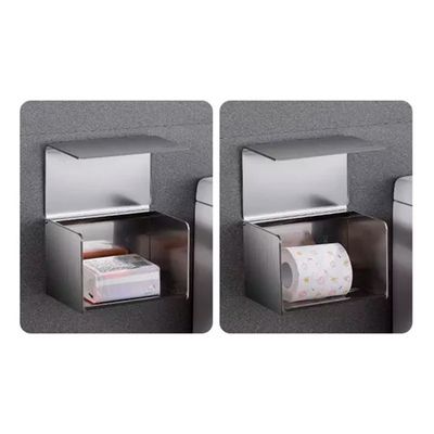 Imagen 2 del producto Porta Confort Papel Higienico con tapa Acero Inoxidable