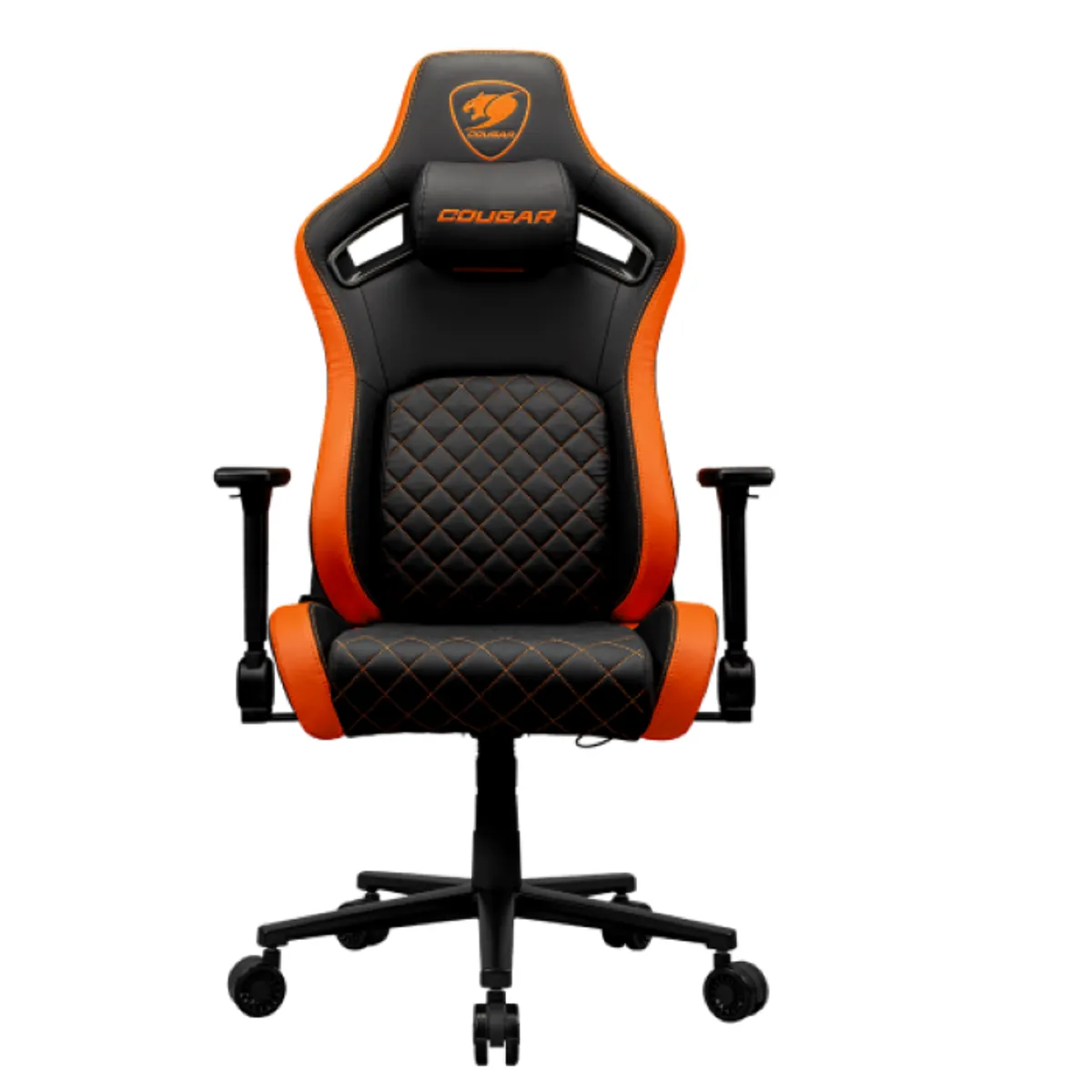 COUGAR - Silla Gamer - Cougar Defensor - Soporte máx. 120 kg - Black/Orange