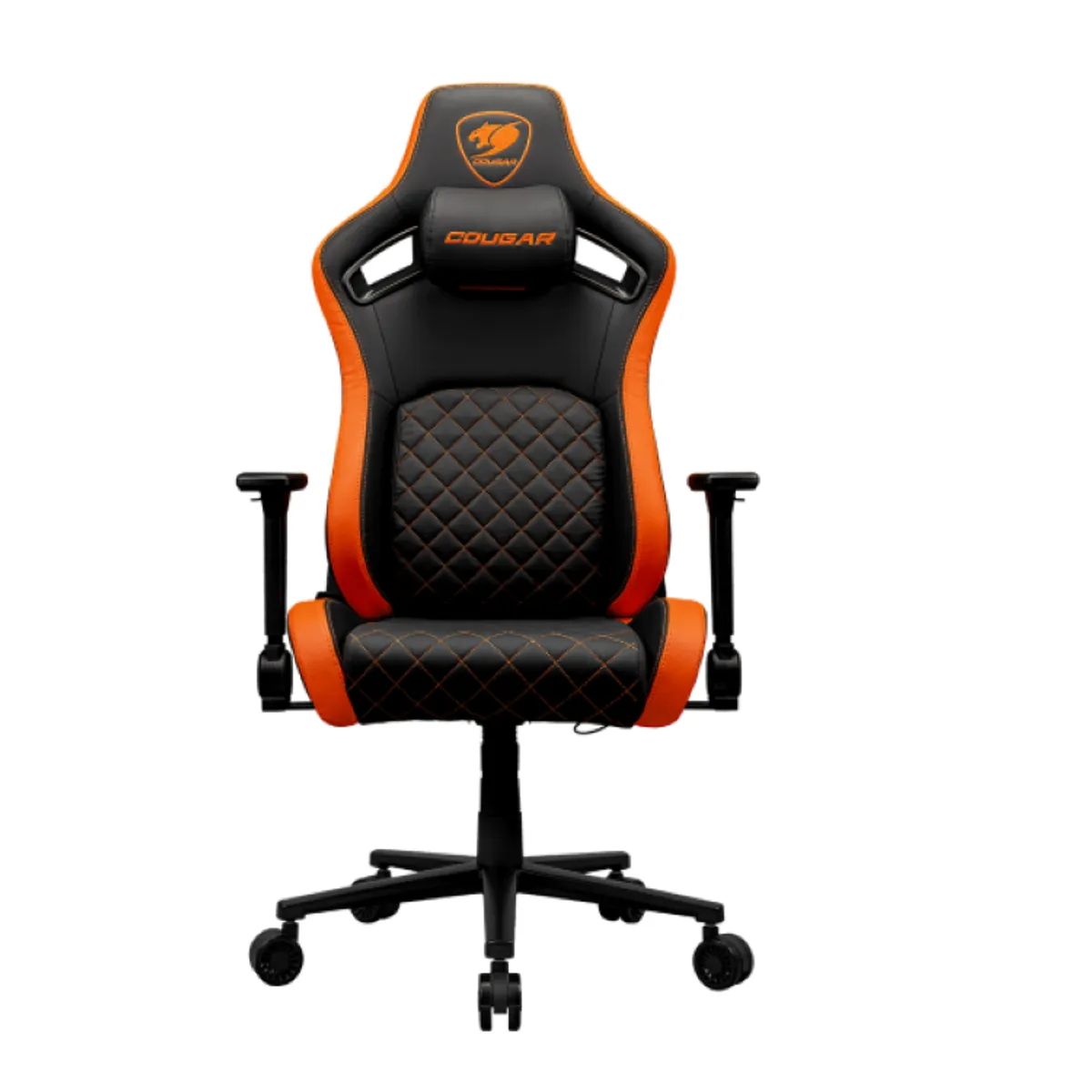 COUGAR - Silla Gamer - Cougar Defensor - Soporte máx. 120 kg - Black/Orange