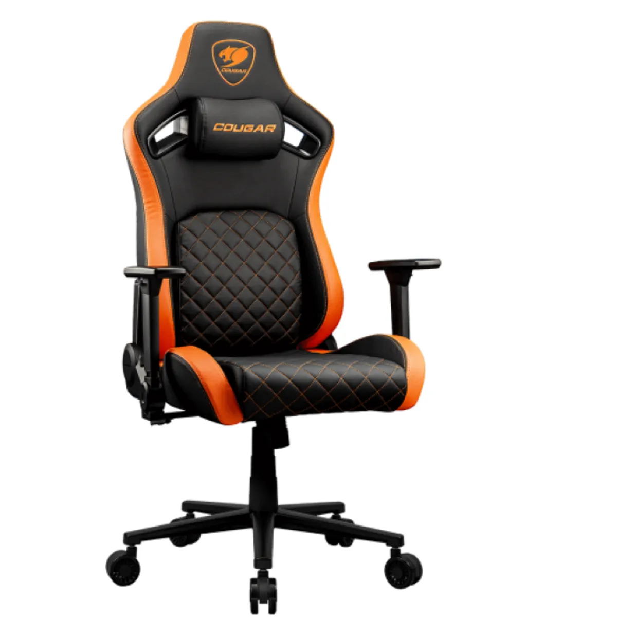 COUGAR - Silla Gamer - Cougar Defensor - Soporte máx. 120 kg - Black/Orange