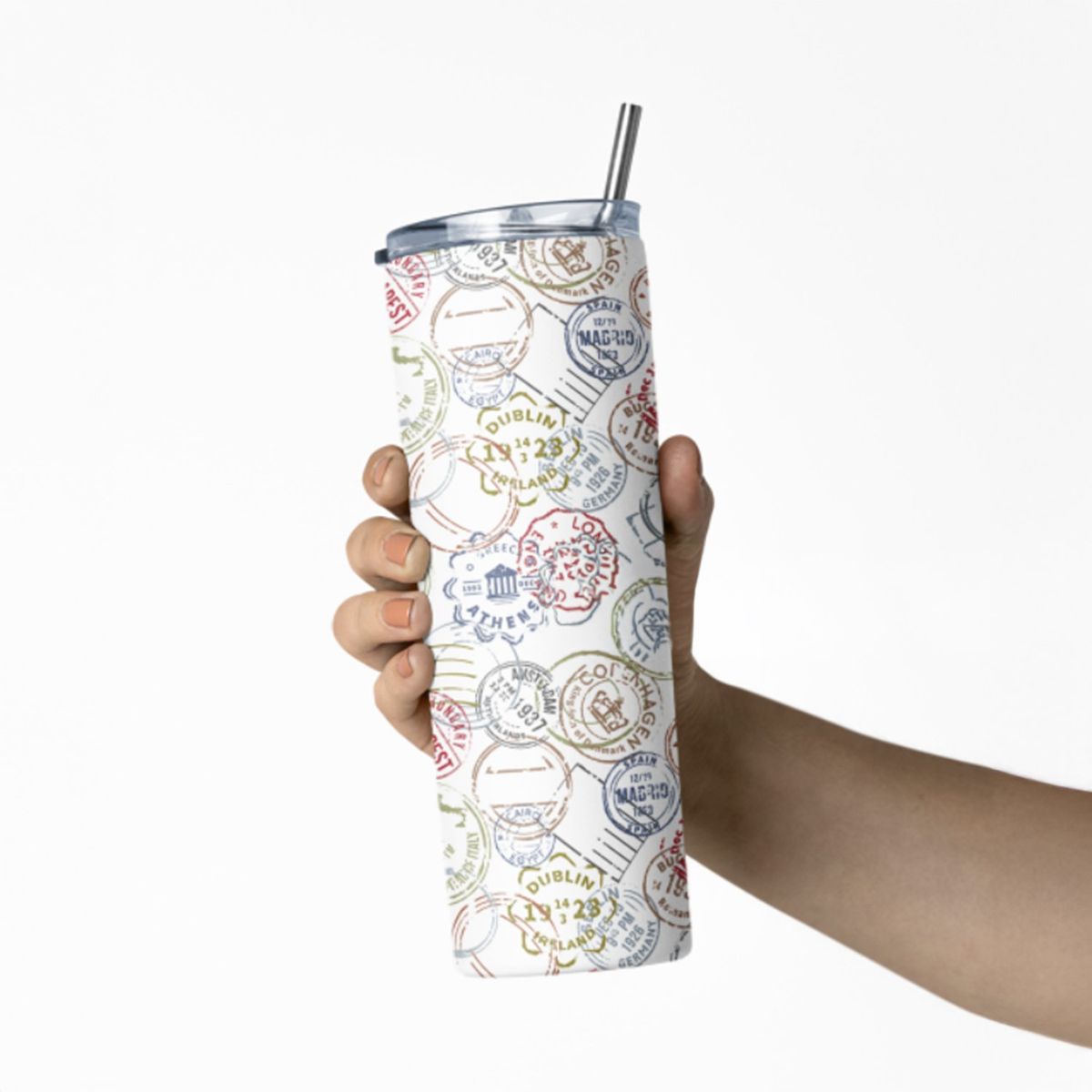 GENERICO - Vaso termico Tumbler TUMB41 Viajes 600 ml