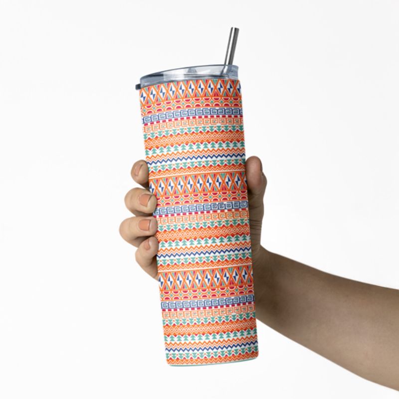 GENERICO - Vaso termico Tumbler TUMB45 Etnico 600 ml