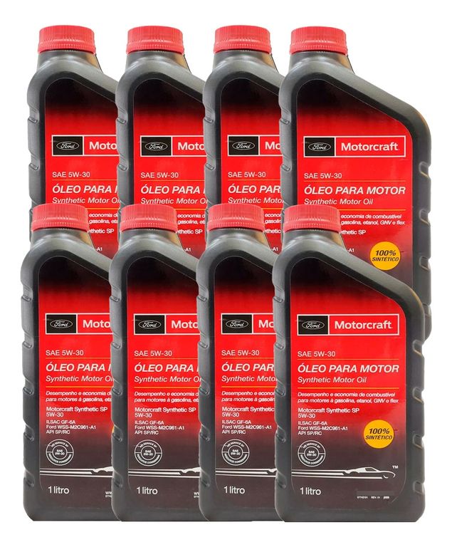 Aceite Motorcraft 5w30 Full Sintetico (8 Unidades)