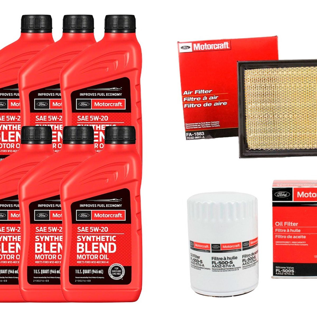 FORD - Kit Mantencion Ford F150 Filtro Aceite + aire + aceite