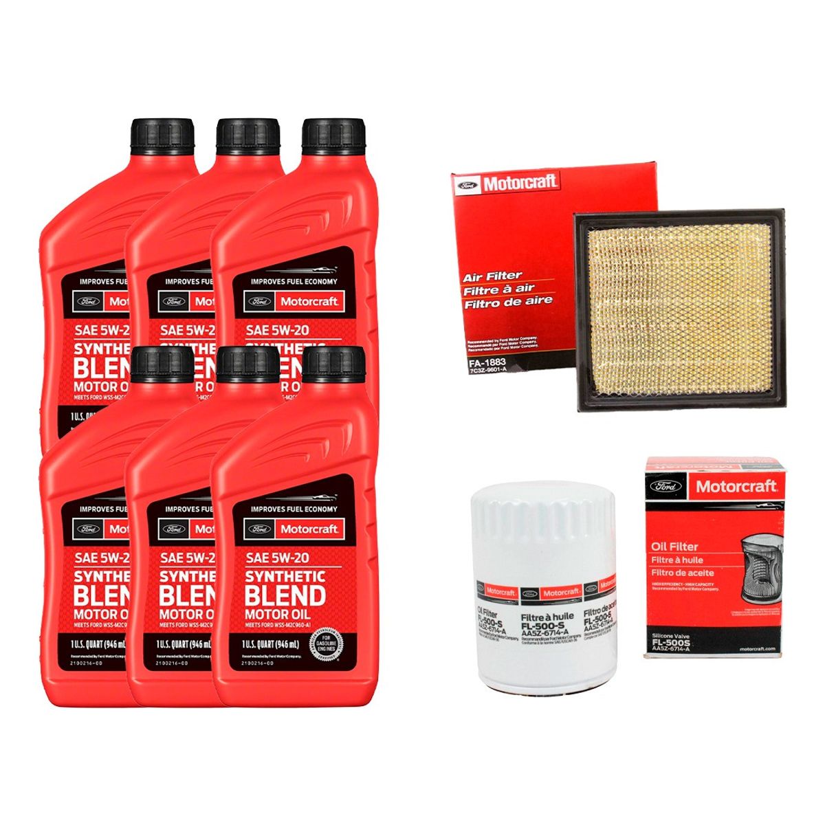 FORD - Kit Mantencion Ford F150 Filtro Aceite + aire + aceite