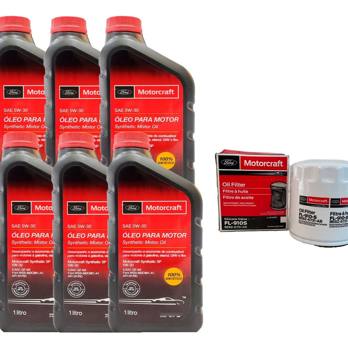 FORD - Kit Mantención Ford Motor 2,0 (2012-2020) Full Sintetico