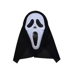 GENERICO - Máscara Scream Con Capucha Disfraz Halloween