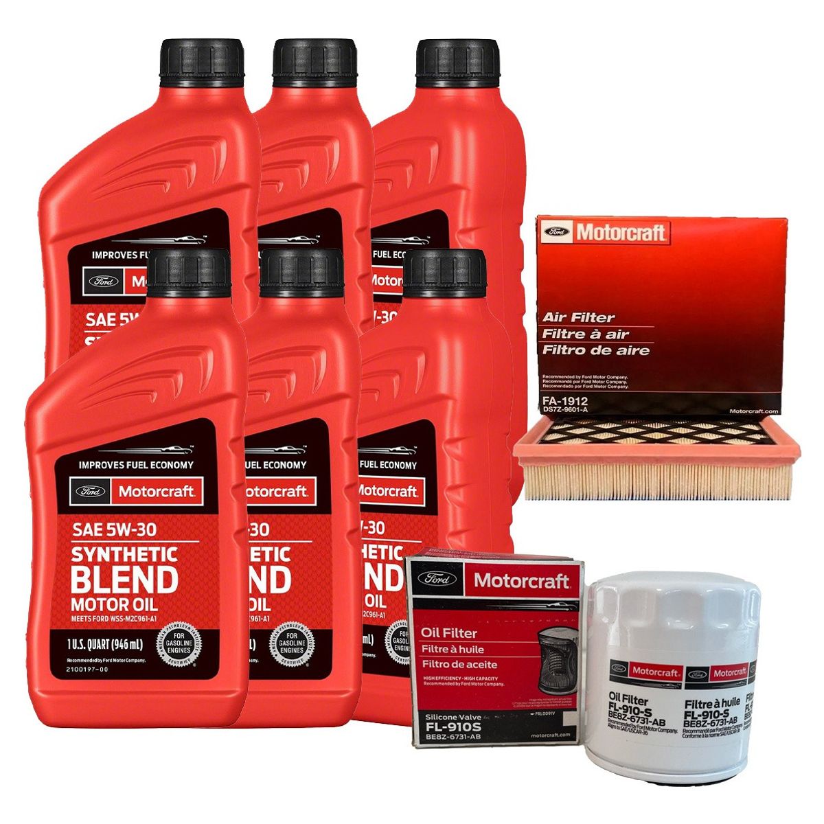 FORD - Kit Mantención Ford Edge 2.0 Filtro Aceite + Aceite + Aire