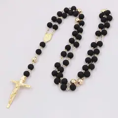 GENERICO - Rosario Artesanal de Oro Laminado 18k