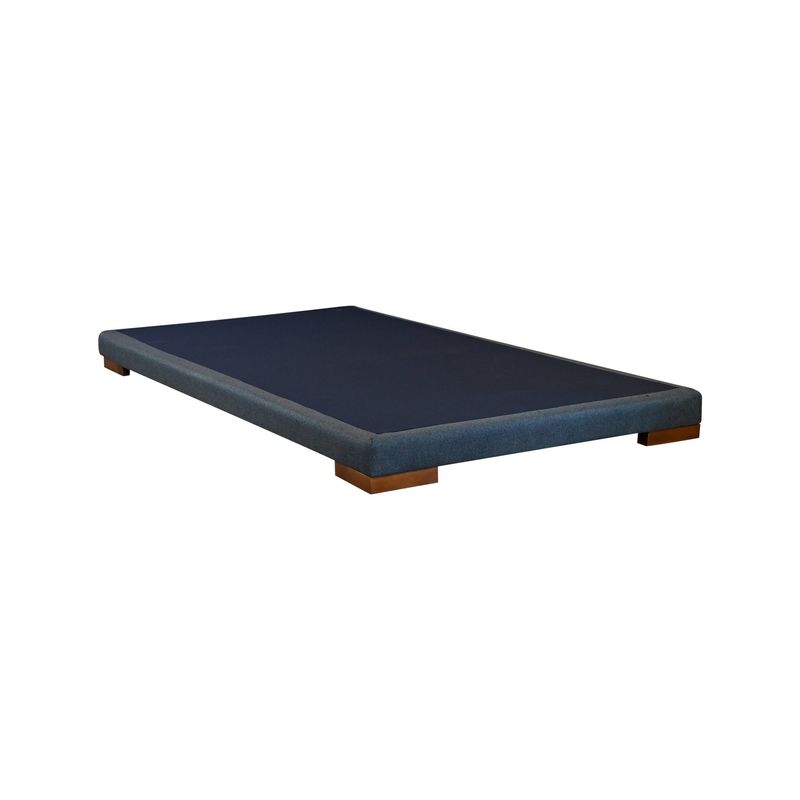 BLOCCARE - Base de Cama 1.5 Plazas de 8 cm Largo 190 cm con patas de 4.5 cm