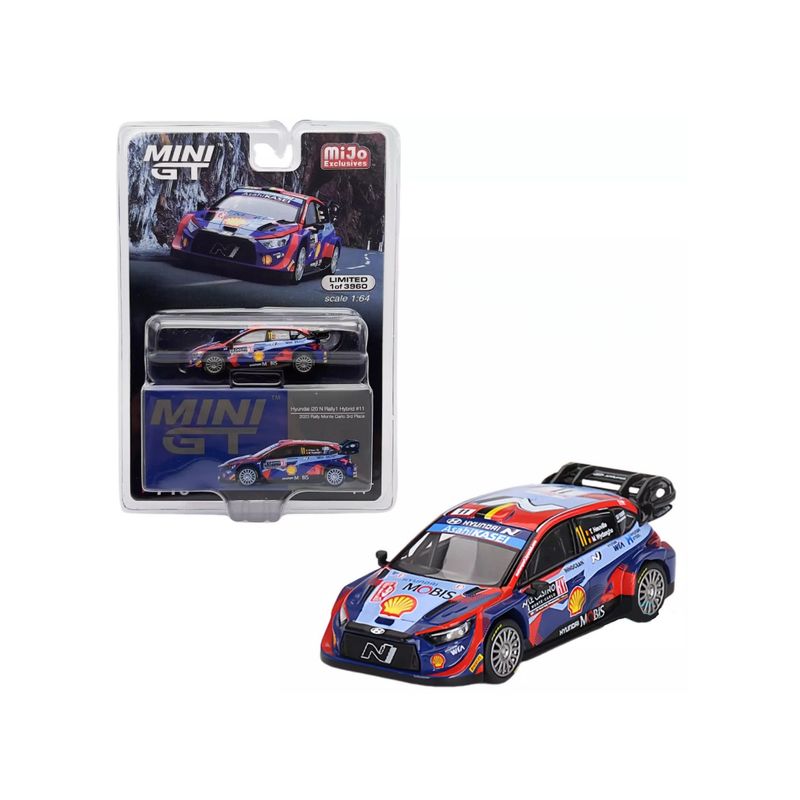 GENERICO - Hyundai I20 N Rally Monte Carlo 2023 Mini GT 164