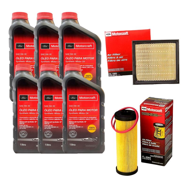 FORD - Kit Mantención Ford F150 2.7 Filtro Aceite + Aceite+f. Aire