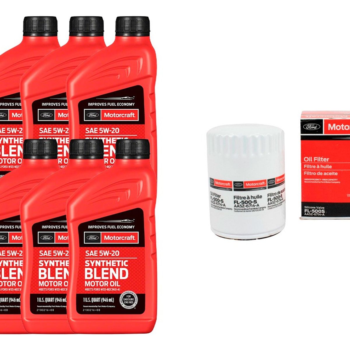 FORD - Kit Mantención Ford F150 Motorcraft Filtro Aceite + Aceite