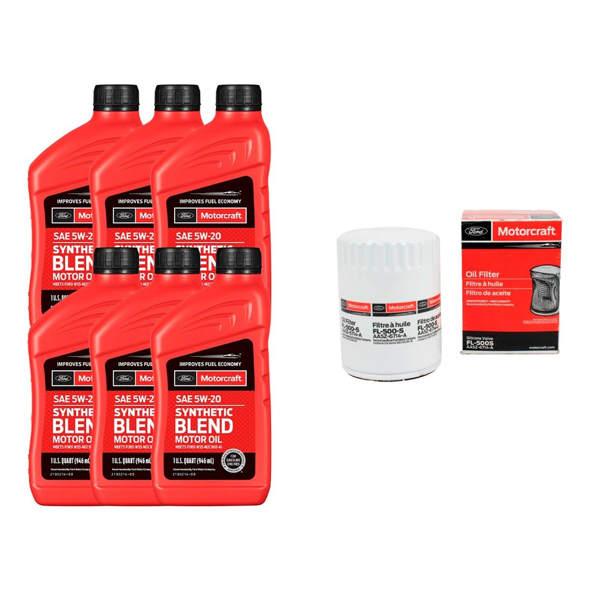 FORD - Kit Mantención Ford F150 Motorcraft Filtro Aceite + Aceite