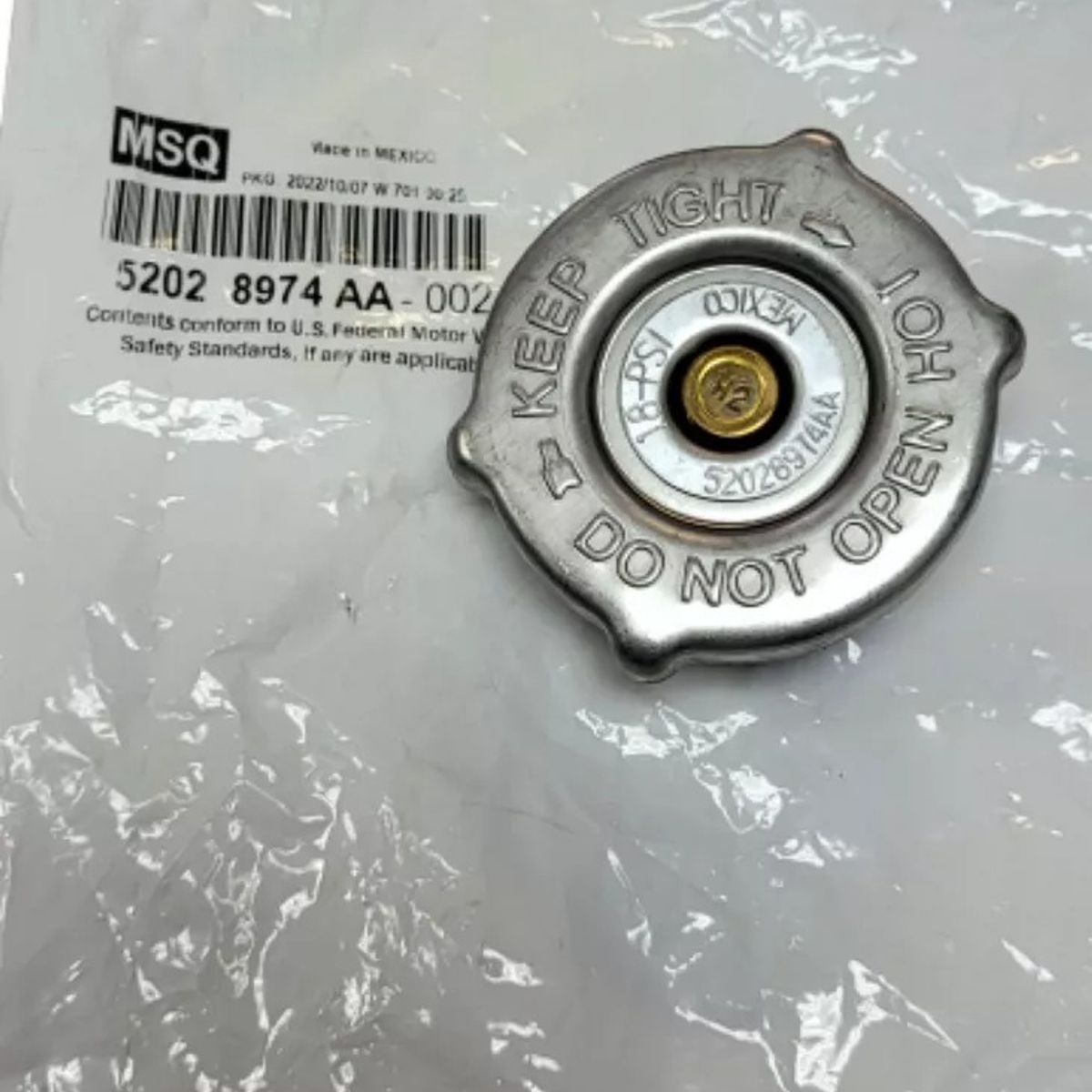 GENERICO - Tapa Radiador Mopar Original Dodge Durango 3.6l 2011-2015