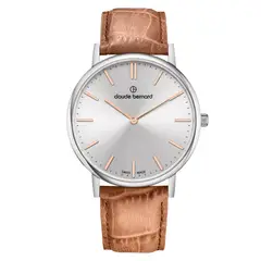 CLAUDE BERNARD - Reloj Slim Line Hombre Camel 41mm
