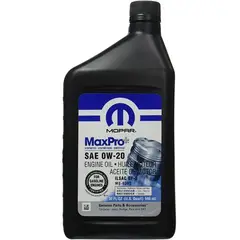 GENERICO - Aceite Motor 0w20 Mopar Dodge / Chrysler / Ram / Jeep 946 Ml