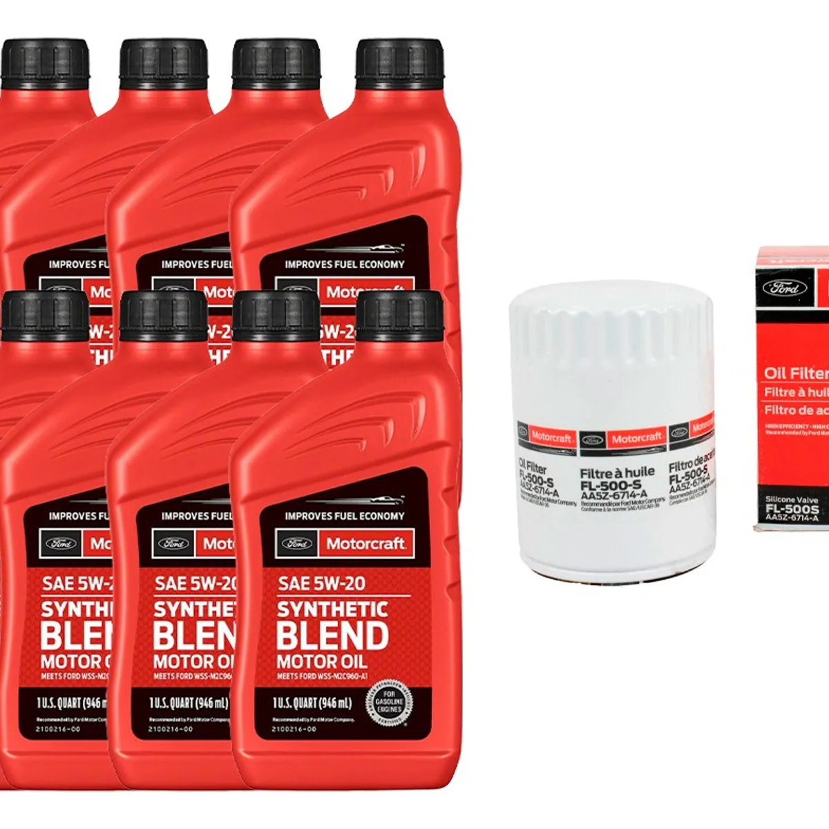 FORD - Kit Mantencion Ford F150 5.0 Motorcraft Filtro aceite+aceite