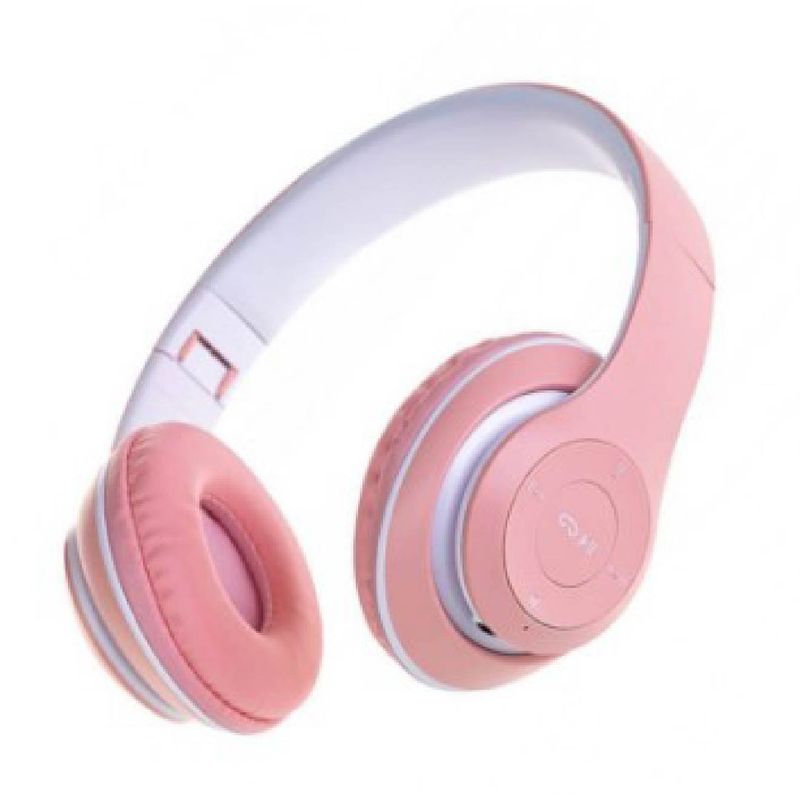 GENERICO - Audífonos Wireless P16 Bluetooth Recargable Headphones Rosados