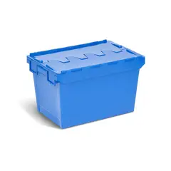 GENERICO - Cajas plásticas logisticas 65 Lts Azul